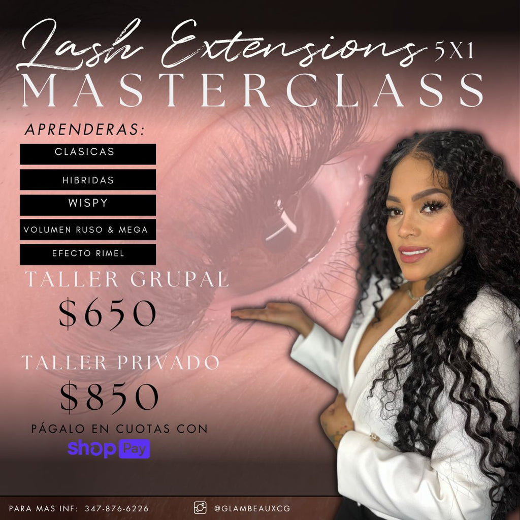 MASTER CLASS EXTENSIONES DE PESTANAS PELO A PELO AVANZADO