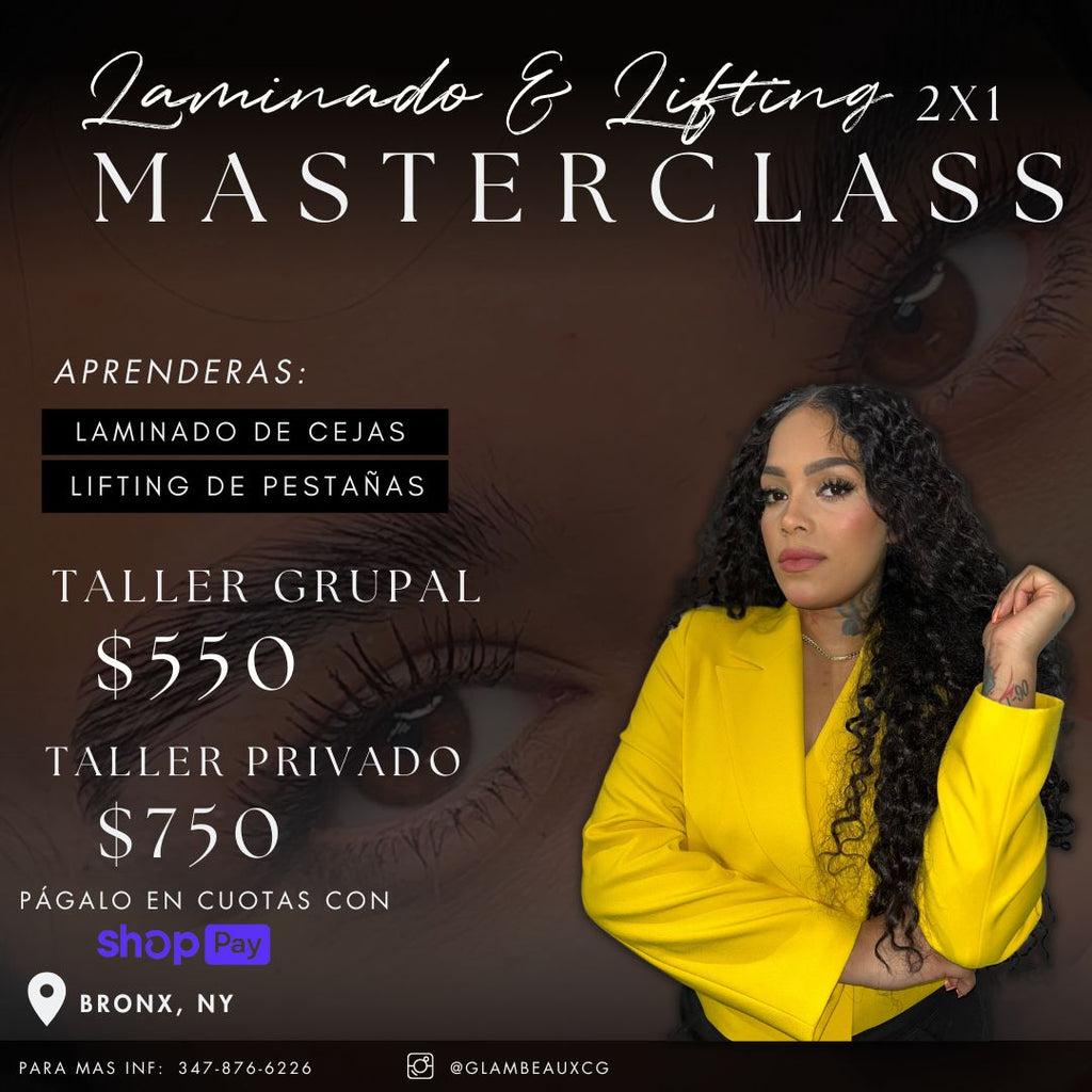 MASTER CLASS LAMINADO Y LIFTING DE CEJAS Y PESTANAS AVANZADO
