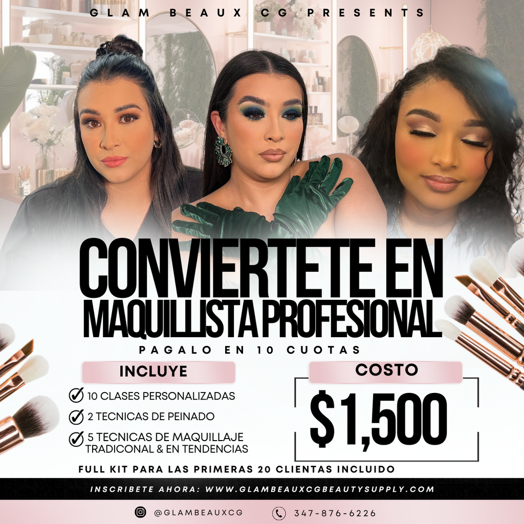 MASTER CLASS MAQUILLISTA PROFESIONAL DESDE 0
